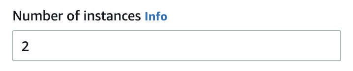 EC2 - Number of instances