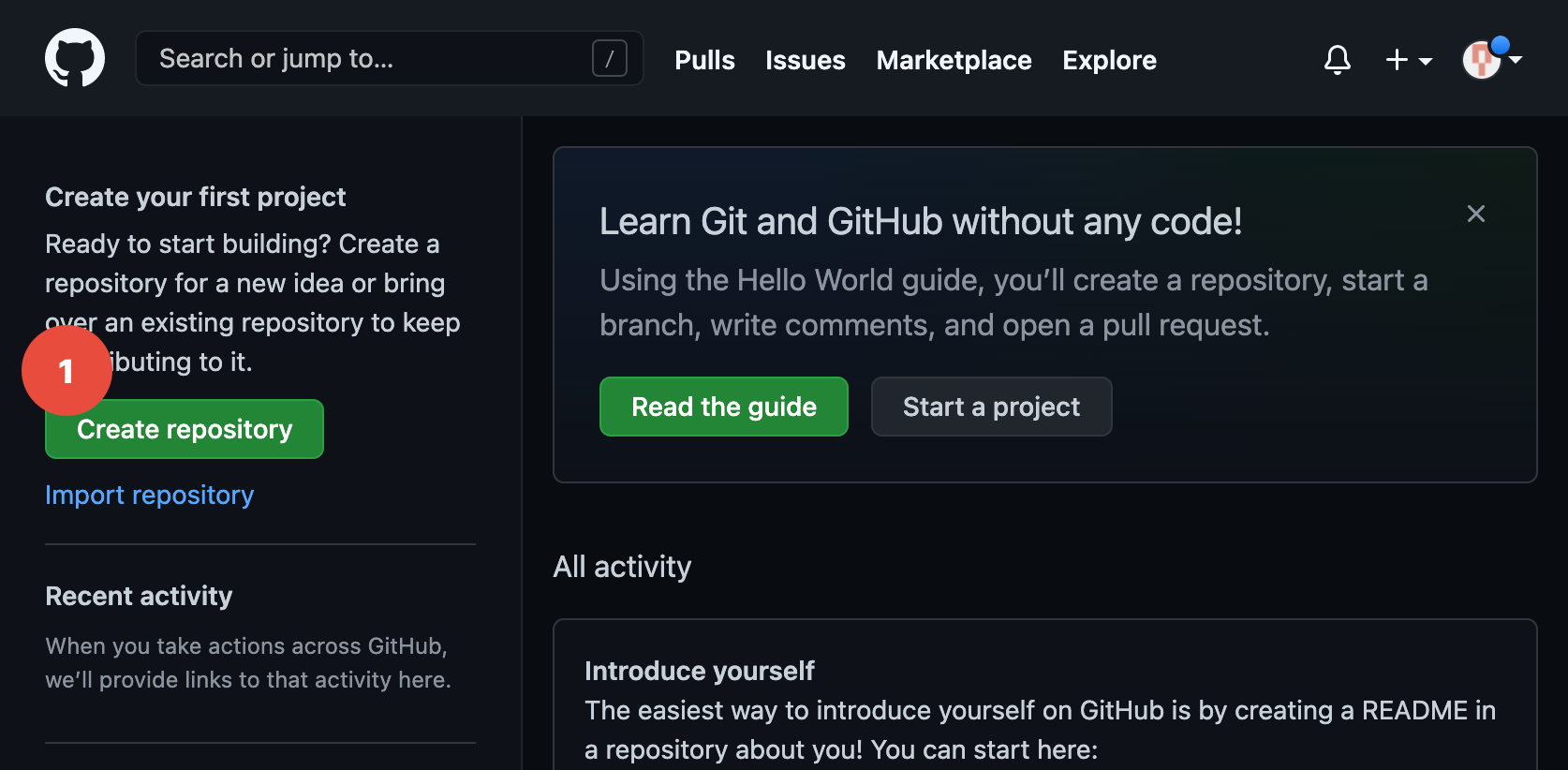 GitHub Dashboard